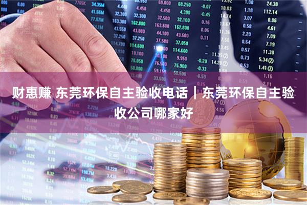 财惠赚 东莞环保自主验收电话｜东莞环保自主验收公司哪家好