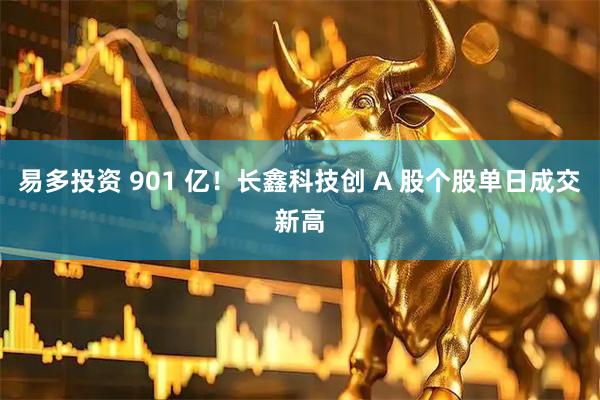 易多投资 901 亿！长鑫科技创 A 股个股单日成交新高